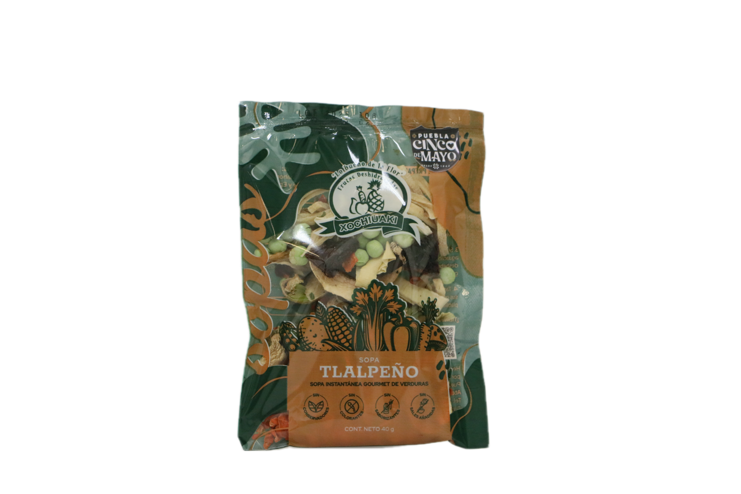 Caja Xochihuaqui Sopa Tlalpeño 40Gr
