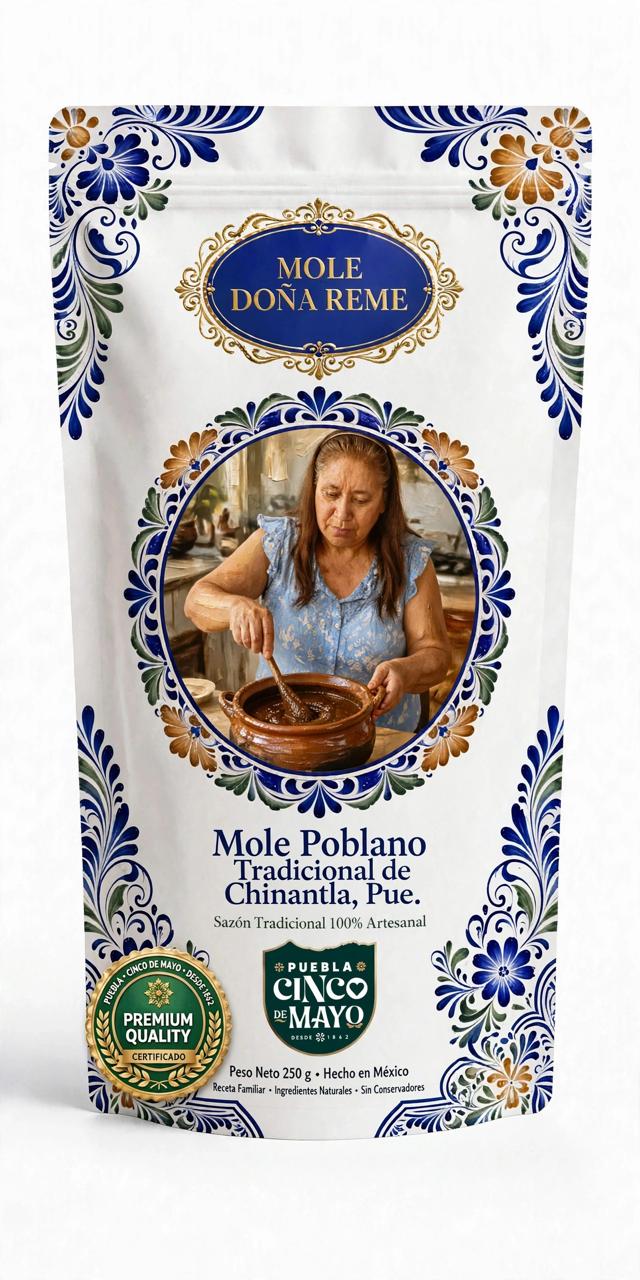 Caja Doña Reme Mole Poblano 250 Gr