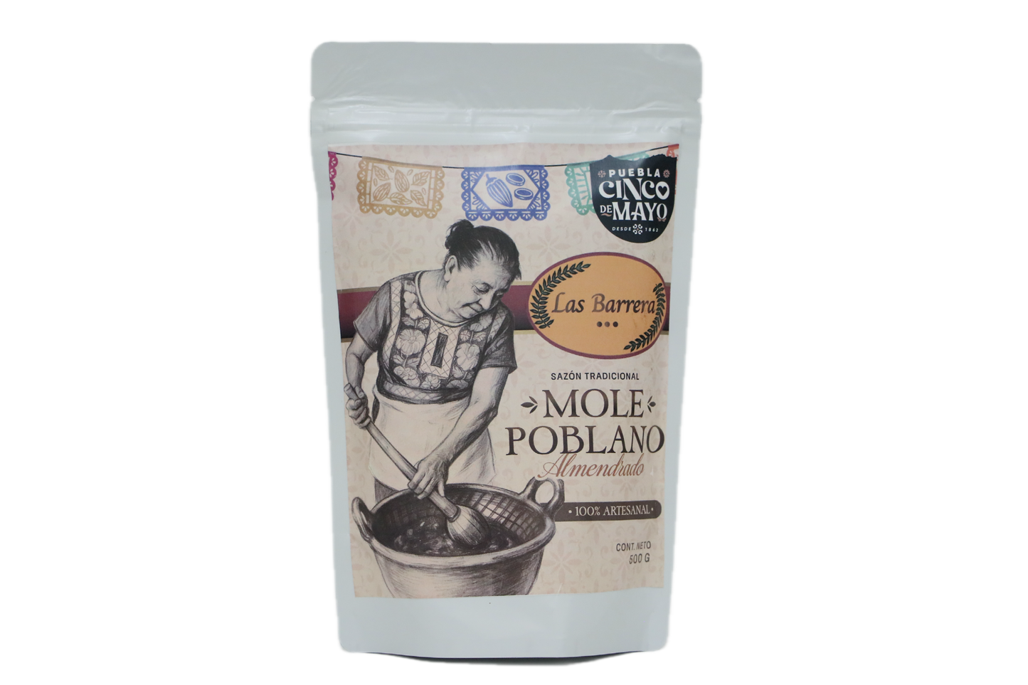 Caja Las Barrera Mole Poblano 500 Gr