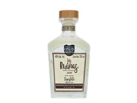 Caja Las Ruinas Mezcal Tepeztate 50Ml