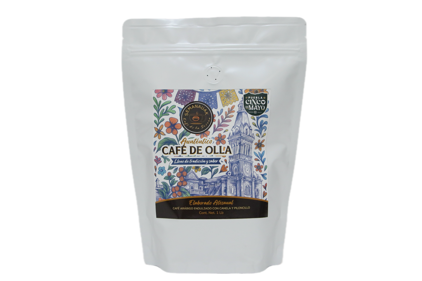Caja Semanauk Autentico Café De Olla 1Lb