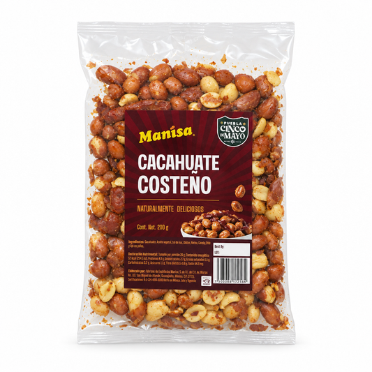 Manisa Cacahuate Costeño 200 Gr