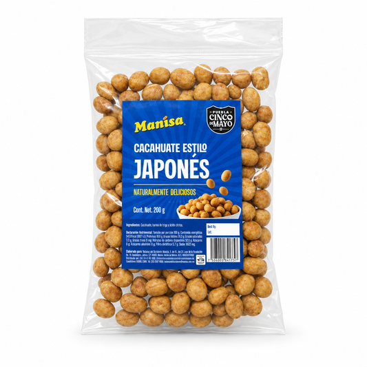 Manisa Cacahuate Estilo Japones 200 Gr