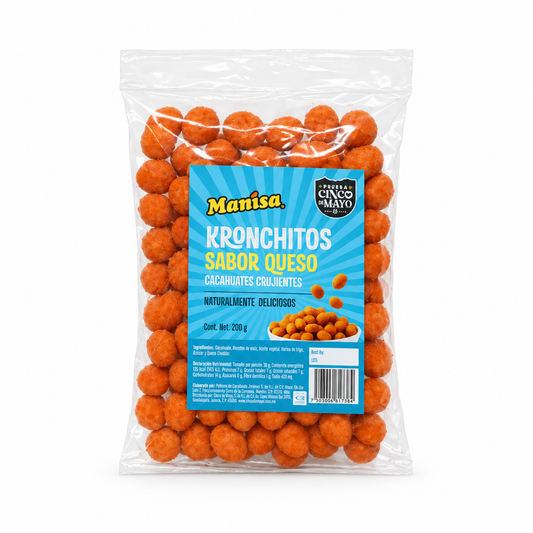 Manisa Cacahuate Kronchito Sabor Queso 200 Gr